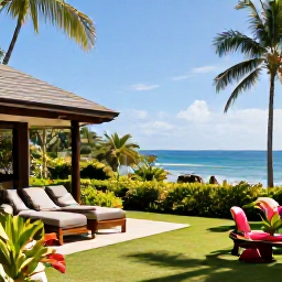 Caribbean Holidays, Dominica Luxury Holidays, Elegant open-air luxury accommodation surrounded by tropical gardens in Dominica, with a private terrace and views towards the sea