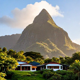 Caribbean Holidays, Dominica Luxury Holidays, Luxury eco-resort surrounded by lush rainforest and volcanic mountains in Dominica, warm February sunshine
