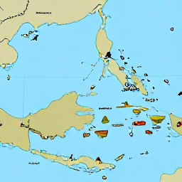 Caribbean Holidays, Dominica Multi-Country, A scenic Caribbean map showing Dominica and nearby islands, with tropical sea, small boats and a relaxed holiday atmosphere