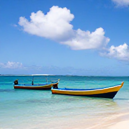 Caribbean Holidays, Dominica Multi-Country, Colourful wooden boats and snorkellers in clear Caribbean water near Dominica