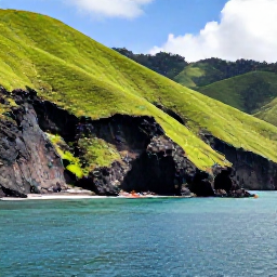 Caribbean Holidays, Dominica September Holidays, Kayakers on calm turquoise water near Dominica&rsquo;s rugged volcanic coastline, with green hills in the background