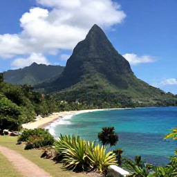 Caribbean Holidays, Dominica Solo Holidays, Scenic Caribbean coastline and lush mountains in Dominica during bright February weather