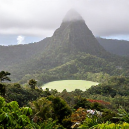 Caribbean Holidays, Dominica Tours, Boiling Lake and Valley of Desolation in Dominica, misty volcanic scenery surrounded by dense green mountain forest during August