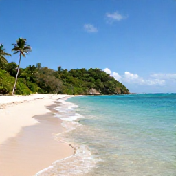Caribbean Holidays, Dominican December Adventures, Sea kayaking and paddleboarding on calm turquoise water beside a Dominican Republic beach, with green coastline and bright December sunshine