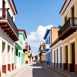 Caribbean Holidays, Dominican Family Holidays, Family exploring colourful colonial streets and historic buildings in Santo Domingo, Dominican Republic