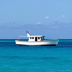 Caribbean Holidays, Dominican Nature Holidays, Humpback whale watching boat near the coast of Saman&aacute;, Dominican Republic, under a sunny sky