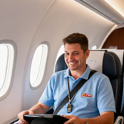 Caribbean Holidays, Dominican Republic Business Class, Comfortable business class traveller arriving at a tropical Dominican Republic airport and beginning a sunny holiday