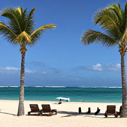 Caribbean Holidays, Dominican Republic November, A sunny Dominican Republic beach with turquoise sea, palm trees and a relaxed all-inclusive resort atmosphere in November