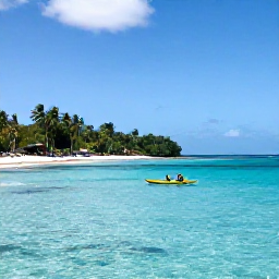 Caribbean Holidays, February Adventures, Kayakers and snorkellers exploring clear turquoise water along a sheltered Saint Lucia bay
