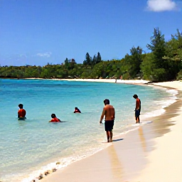 Caribbean Holidays, February Backpacking, Relaxed backpackers snorkelling in clear turquoise water beside a sandy beach on Nevis