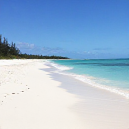 Caribbean Holidays, February Beach Holidays, A wide white-sand beach and clear turquoise sea on Providenciales, Turks and Caicos Islands, in warm February sunshine