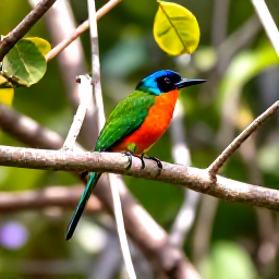 Caribbean Holidays, February Birdwatching, Colourful tropical birds in lush forest on Saint Kitts during a bright February morning