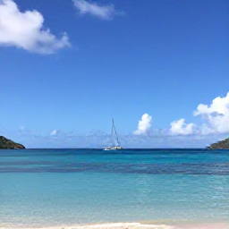 Caribbean Holidays, February Breaks, Relaxed February holiday scene in the United States Virgin Islands, tropical coastline, blue sea and sunny skies