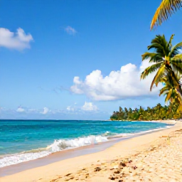 Caribbean Holidays, February Business Class, A sunny Saint Lucia beach in February with turquoise water, golden sand and palm trees