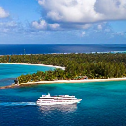 Caribbean Holidays, February Caribbean Cruise, Caribbean island-hopping itinerary with a small boat, tropical coastline and travellers exploring different islands