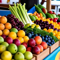 Caribbean Holidays, February Cooking Holidays, Colourful Caribbean market in February with fresh tropical fruit, vegetables, herbs and spices displayed in wooden stalls
