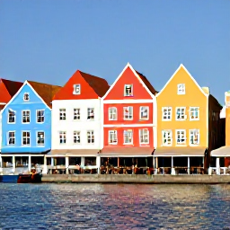 Caribbean Holidays, February Cura&ccedil;ao, Colourful colonial buildings and waterfront caf&eacute;s in Willemstad, Cura&ccedil;ao, under clear February skies