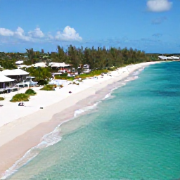 Caribbean Holidays, February Getaway, Aerial view of Grace Bay Beach in Turks and Caicos with turquoise water, white sand and a quiet adults-only resort atmosphere