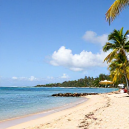 Caribbean Holidays, February Holidays, A sunny Saint Lucia beach with calm turquoise water, palm trees and a relaxed all-inclusive resort atmosphere