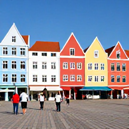 Caribbean Holidays, February Holidays, Colourful Willemstad waterfront in Cura&ccedil;ao with pastel colonial buildings, blue sky and people exploring the streets