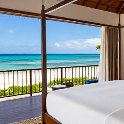 Caribbean Holidays, February Honeymoons, Romantic Jamaican beach resort with a private balcony, four-poster bed and ocean view
