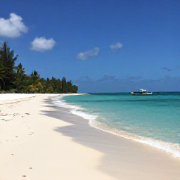 Caribbean Holidays, February Instagram Hotspots, Unspoilt white sand beach on Bequia in February, calm turquoise sea, small boats and palm-fringed shoreline