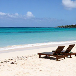 Caribbean Holidays, February Luxury Holidays, Luxury beachfront resort in Cura&ccedil;ao during February, with turquoise sea, white sand, sun loungers and gentle trade winds
