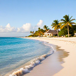 Caribbean Holidays, February Luxury Holidays, Luxury beachfront resort on Bonaire in February, clear turquoise Caribbean water, white sand, palm trees and warm afternoon sunlight