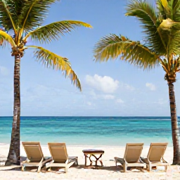 Caribbean Holidays, February Luxury Holidays, Luxury beachfront resort on Tortola in February, bright Caribbean sunshine, calm turquoise sea, elegant loungers and tropical palms