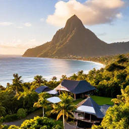 Caribbean Holidays, February Luxury, Luxury eco-resort overlooking Dominica's lush rainforest and Caribbean Sea in warm February sunshine