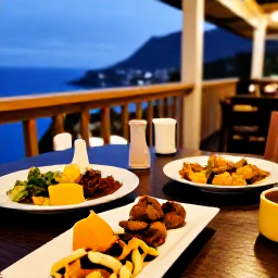 Caribbean Holidays, February Montserrat, Friendly Montserrat restaurant serving local Caribbean food to visitors during a relaxed February evening