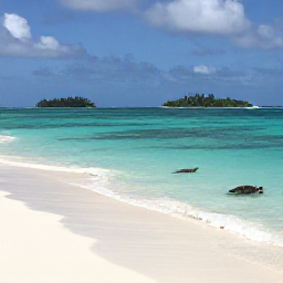 Caribbean Holidays, February Nature Holidays, A quiet Caribbean beach in the Tobago Cays with turquoise water, sea turtles nearby and palm-fringed islands in the background