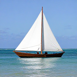Caribbean Holidays, February Tours, Traditional wooden boat sailing on calm turquoise water between Saint Kitts and Nevis