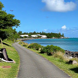 Caribbean Holidays, February Walking Holidays, A peaceful coastal path overlooking a small Caribbean bay and fishing village in the Grenadines