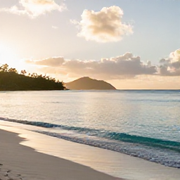 Caribbean Holidays, February Wellness, Calm tropical beach in the British Virgin Islands at sunrise, soft golden light, clear turquoise water and quiet shoreline