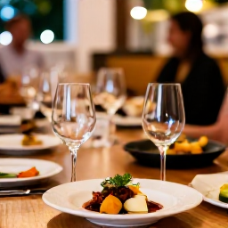 Caribbean Holidays, February Wine Tasting, A stylish wine tasting in a Saint Martin restaurant, featuring Caribbean dishes, elegant wine glasses and an inviting evening setting