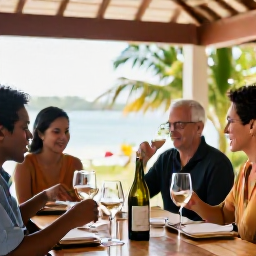 Caribbean Holidays, February Wine Tasting, Relaxed wine tasting experience at a stylish Caribbean resort in Trinidad and Tobago during February