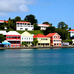 Caribbean Holidays, Grenada Adults Only, Friendly adults exploring St George's colourful harbour and hillside streets in Grenada on a sunny day