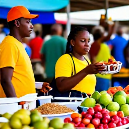 Caribbean Holidays, Grenada Adventure Holidays, A lively Grenadian market with fresh spices, tropical fruit and friendly local people