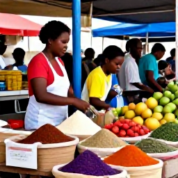 Caribbean Holidays, Grenada August Breaks, Open-air market in St George's with spices, fresh fruit and friendly local shoppers