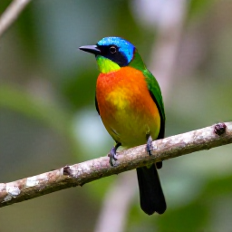 Caribbean Holidays, Grenada Birdwatching, Colourful birds and lush rainforest in Grand Etang National Park, Grenada