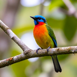 Caribbean Holidays, Grenada Birdwatching, Colourful Caribbean birds in lush Grenada rainforest during a bright January morning