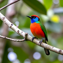 Caribbean Holidays, Grenada Birdwatching, Colourful Grenadian birds in tropical forest foliage at Grand Etang National Park