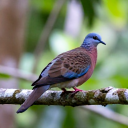 Caribbean Holidays, Grenada Birdwatching, Grenada dove and other native birds in a peaceful forest clearing on Grenada