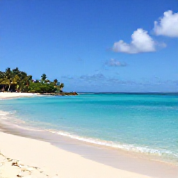 Caribbean Holidays, Grenada City Breaks, Grand Anse Beach in Grenada with calm turquoise water, soft sand and palm trees in April
