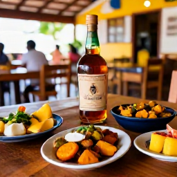 Caribbean Holidays, Grenada Cooking Holidays, A warmly lit Grenadian restaurant serving traditional dishes, local rum and fresh Caribbean ingredients