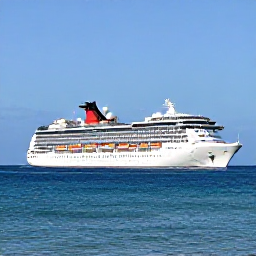 Caribbean Holidays, Grenada Cruises February, A cruise ship approaching Grenada's green volcanic coastline in bright February sunshine, with calm blue Caribbean water