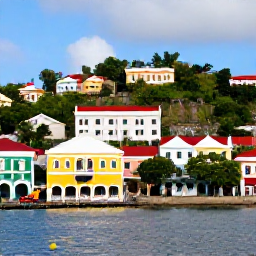 Caribbean Holidays, Grenada Culture Holidays, Historic St George&rsquo;s harbour with colourful buildings, hillside streets and traditional Caribbean architecture
