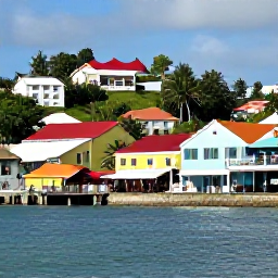 Caribbean Holidays, Grenada Family Holidays, A family exploring St George's colourful waterfront and hillside streets in Grenada on a sunny August day