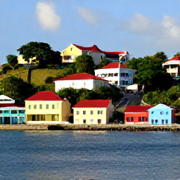 Caribbean Holidays, Grenada February, A sunny February morning in St George's, Grenada, with colourful waterfront buildings, hillside streets and calm blue Caribbean water
